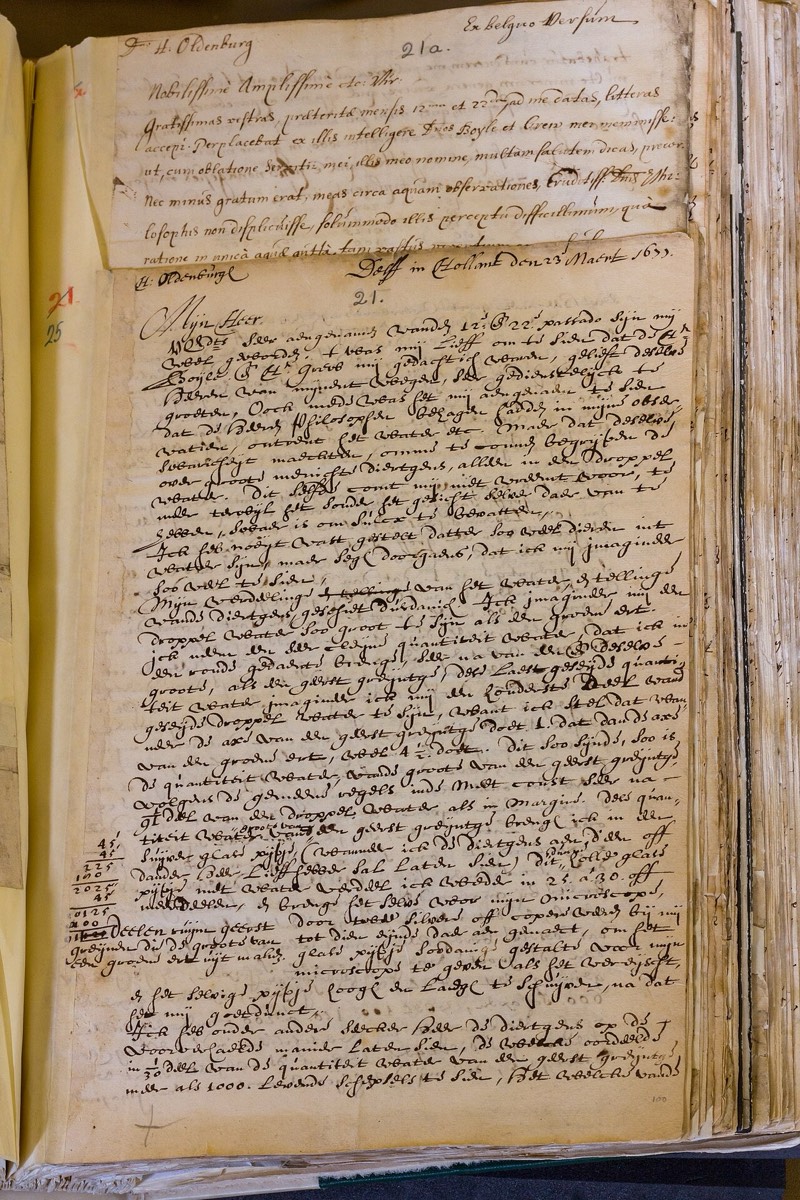 Cartas de Van Leeuwenhoek a la Royal Society